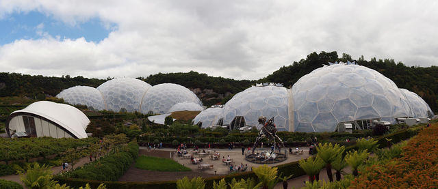 Cornwall, the Eden Project biomes