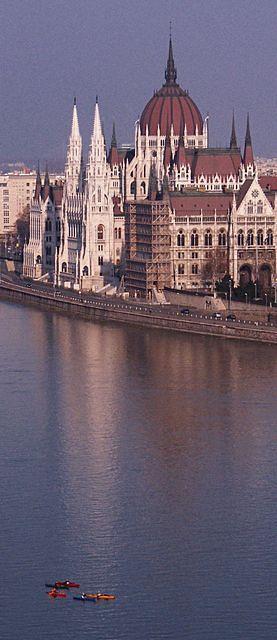 Hungary - kayaks in Budapest